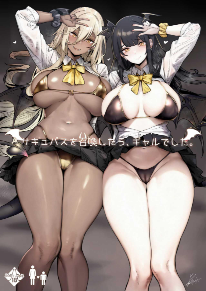 คาถาอัญเชิญปิศาจ [L.G.C. (Ribyuhki)] Succubus o Shoukan shitara, Gyaru Deshita