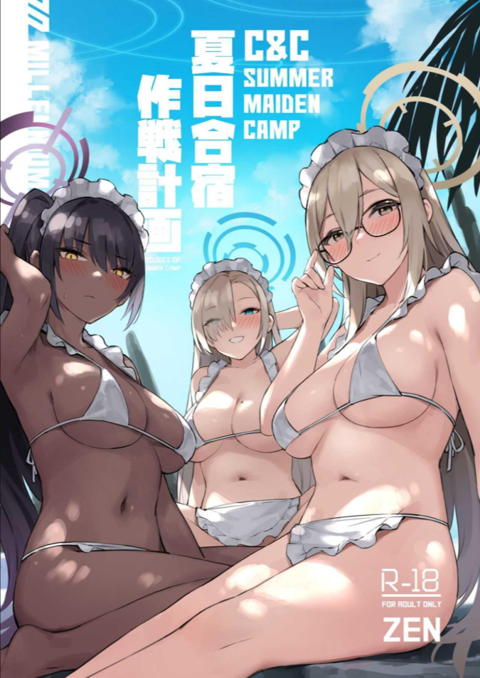ค่ายฝึกซ้อมสาวๆ C&C [Zen] Natsubi Gasshuku Sakusen Keikaku – C&C SUMMER MAIDEN CAMP (Blue Archive)