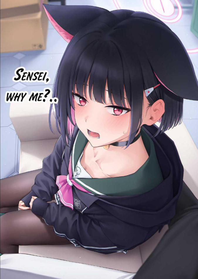 ทำไมต้องเป็นฉันด้วยล่ะคะ (C103) [Titano-makhia (Mikaduchi)] Sensei, Doushite Watashi nano Sensei, why me (Blue Archive)