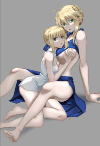 ปัญหาของเซเบอร์ [CRAZY CLOVER CLUB (Kuroha Nue)] Saber no Natsuyasumi (SABER COMPLEX) (Fate stay night)